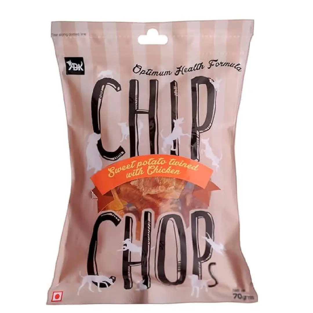 Chip Chop Sweet Potato Twined With Chicken 70gms