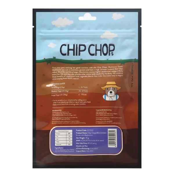 Chip Chops Wonder Worms Mini Chicken Bones 1