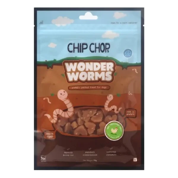 Chip Chops Wonder Worms Mini Chicken Hearts