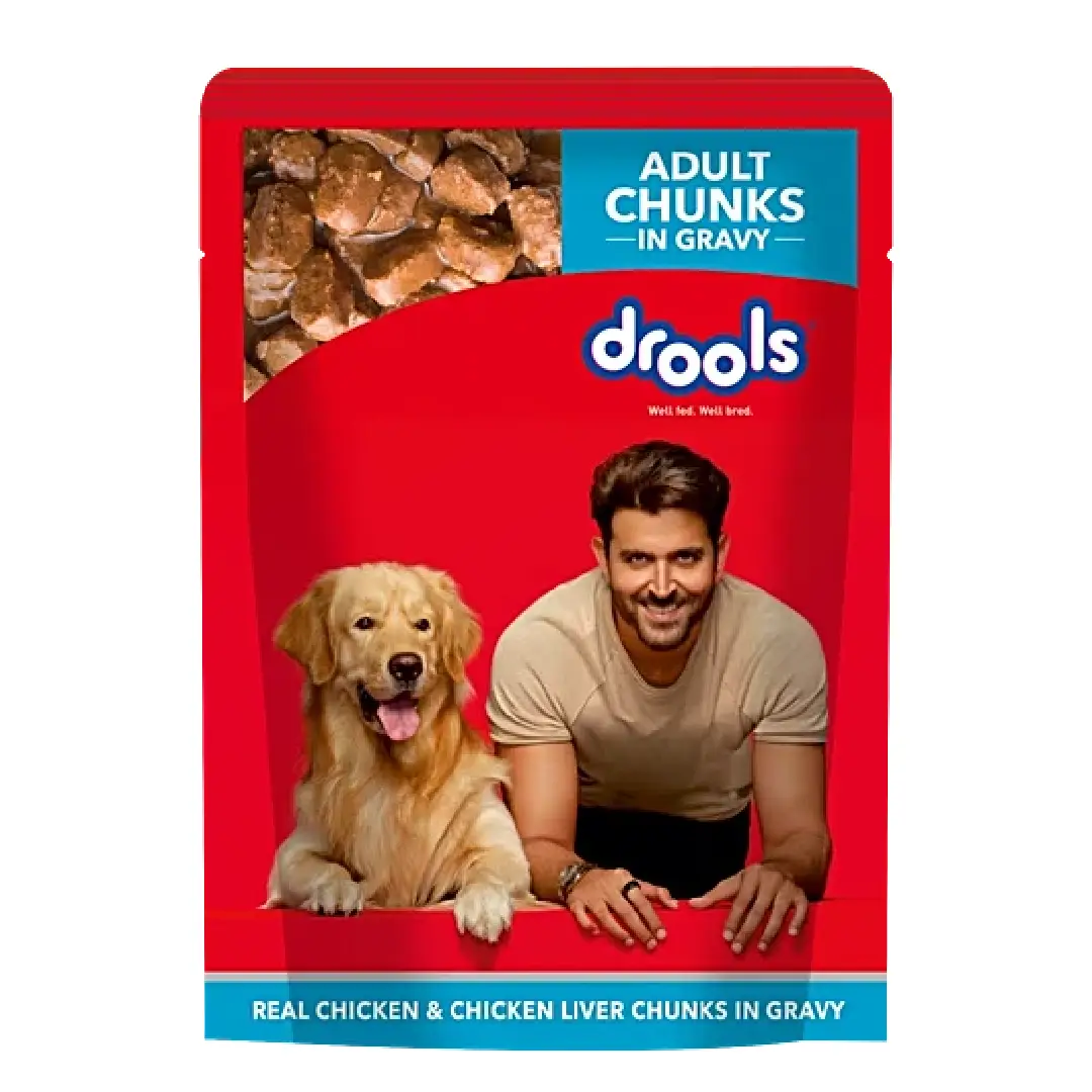 Drools Chicken Chunks Gravy Adult 150 g