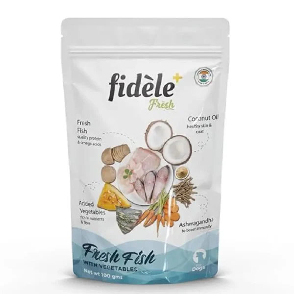 Fidele+ Fresh Fish With Vegetables Pouch 100 G