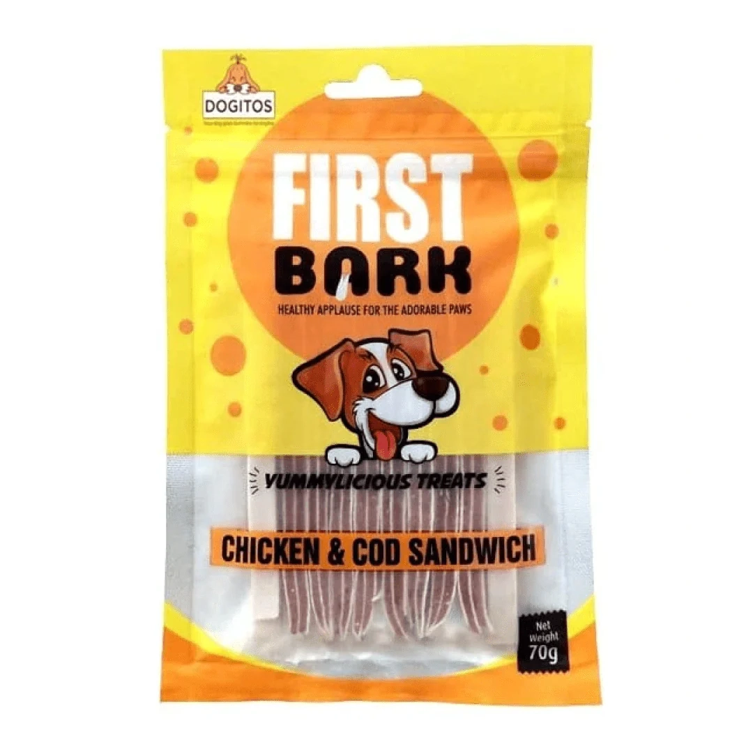 First Bark Chicken & Cod Sandwich