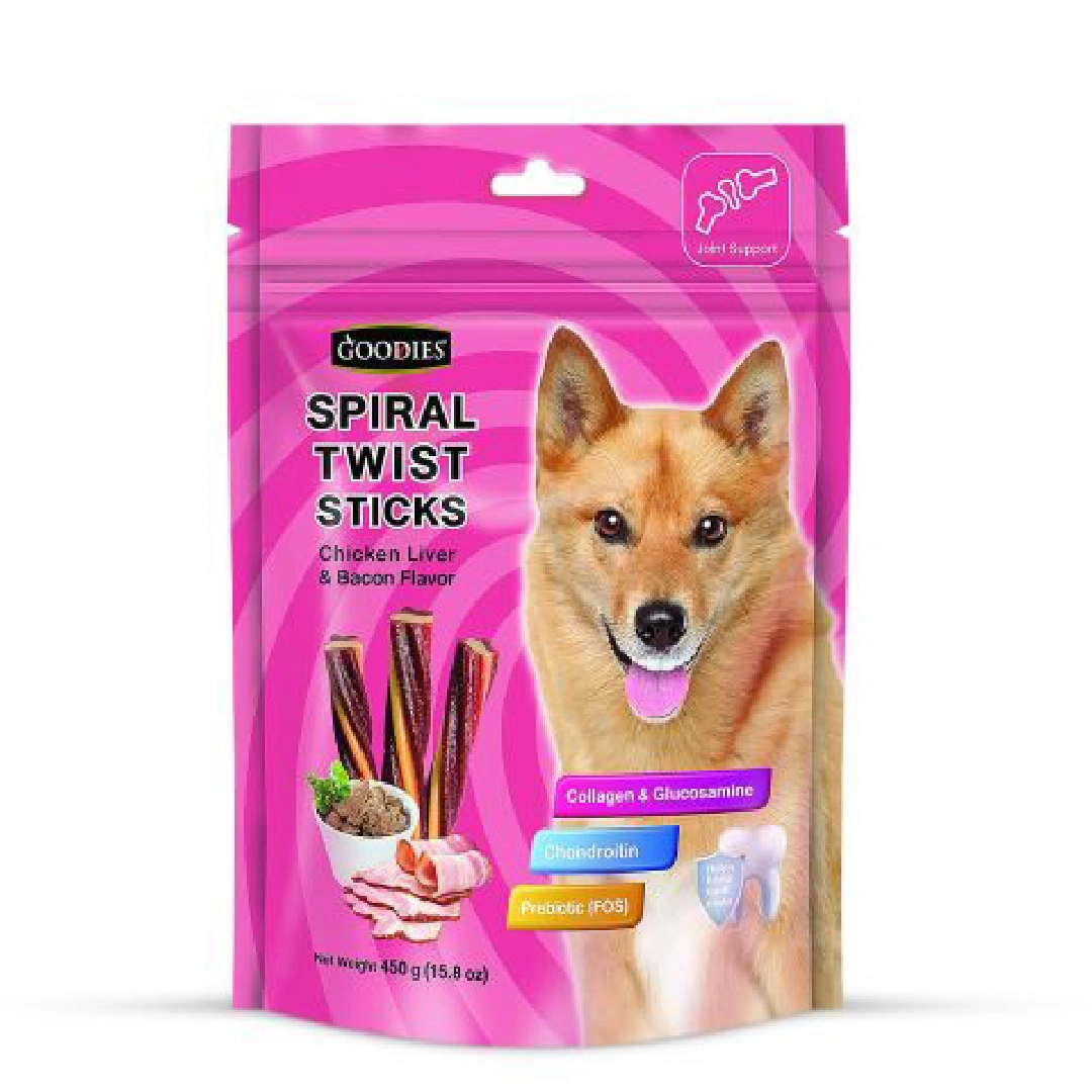 GOODIES LIVER TWISTED STICKS