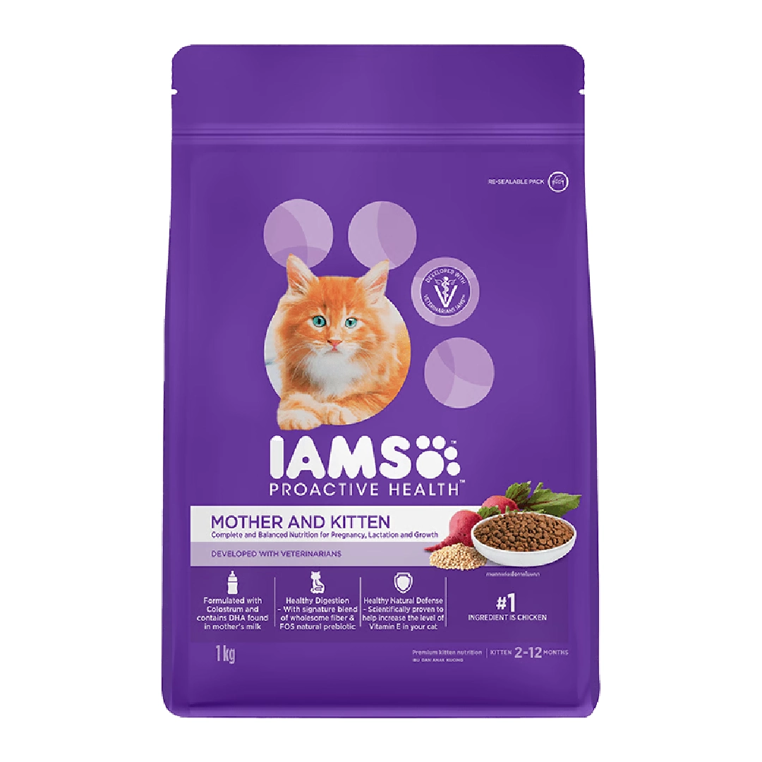 IAMS Cat Mother & Kitten