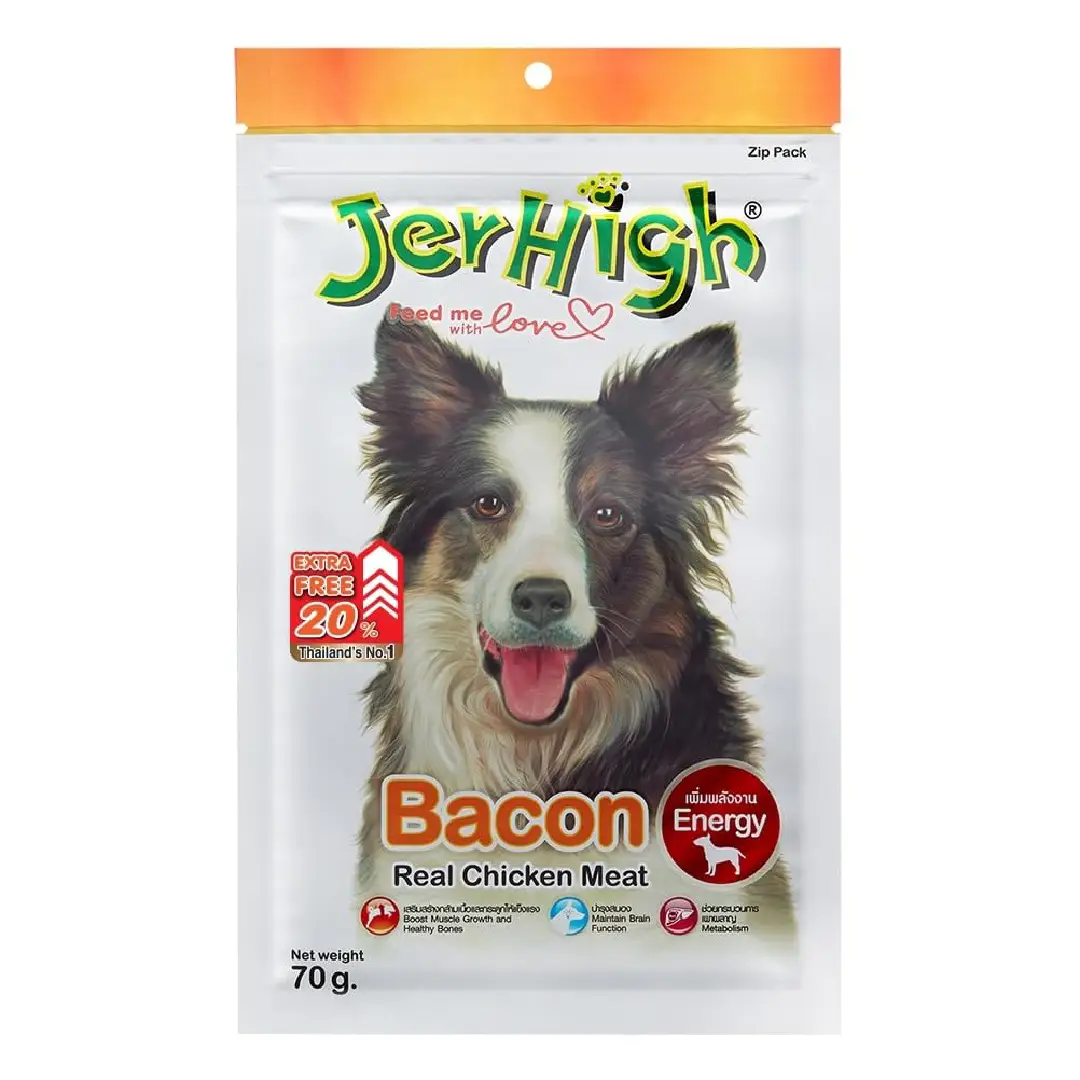 Jerhigh Bacon Sticks Dog Treats