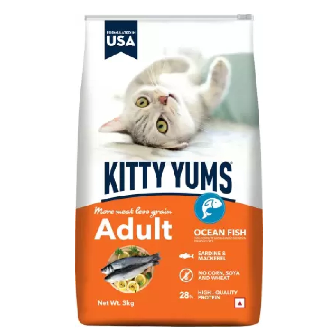 Kitty Yums Super Premium Adult Ocean Fish 1