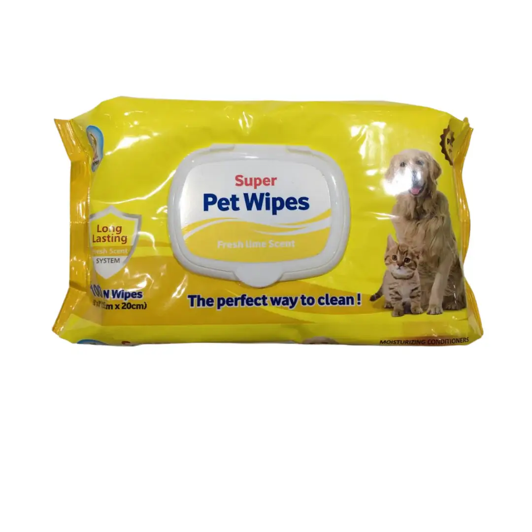 Lal Pet Super Pet Wipes 100 pcs in a Pack