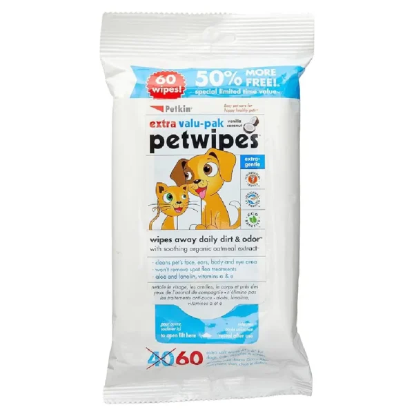 Petwipes Valu-Pack 40 Wipes