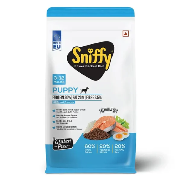 Sniffy Puppy Salmon&Egg Dry Dog Food