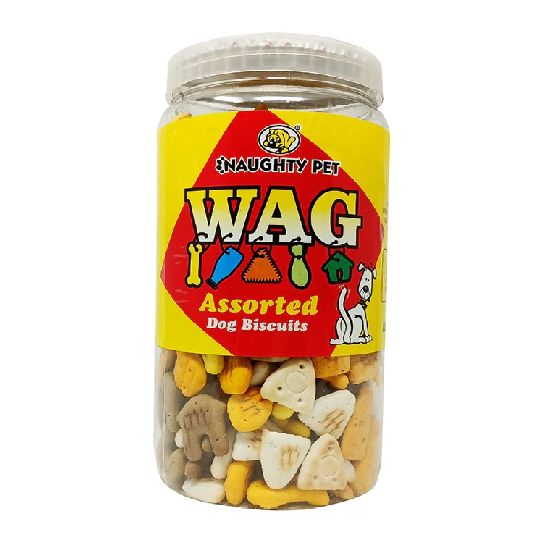 WAG ASSORTED DOG BISCUIT 800GM