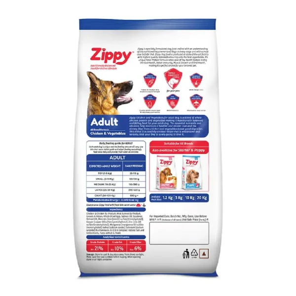 Zippy Adult Chicken&Veg Dry Dog Food 1